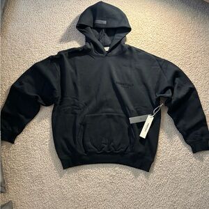 Essentials Black Hoodie